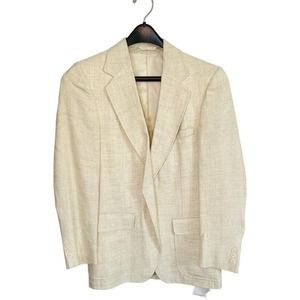 VINTAGE Adams Row by Richman Sportcoat Men’s 36 Cream